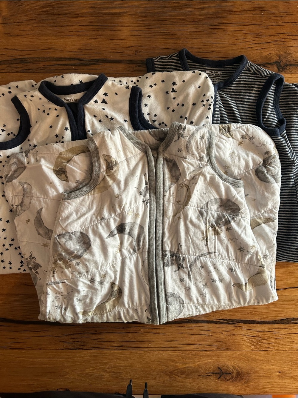 Set of 3 Burts Bees Baby Sleepsacks